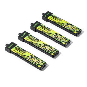 Аккумулятор для дрона Air75 / Meteor75 Pro / Cetus Pro / Cetus X BetaFPV Lava II 1S 580 мА·ч 4.35 В Li-HV, продолжительность полета до 6 минут – Аккумуляторная батарея для квадрокоптера Air75, Meteor75 Pro, Cetus Pro, Cetus X 580 mAh 4.35V (4 шт.). Photo 2